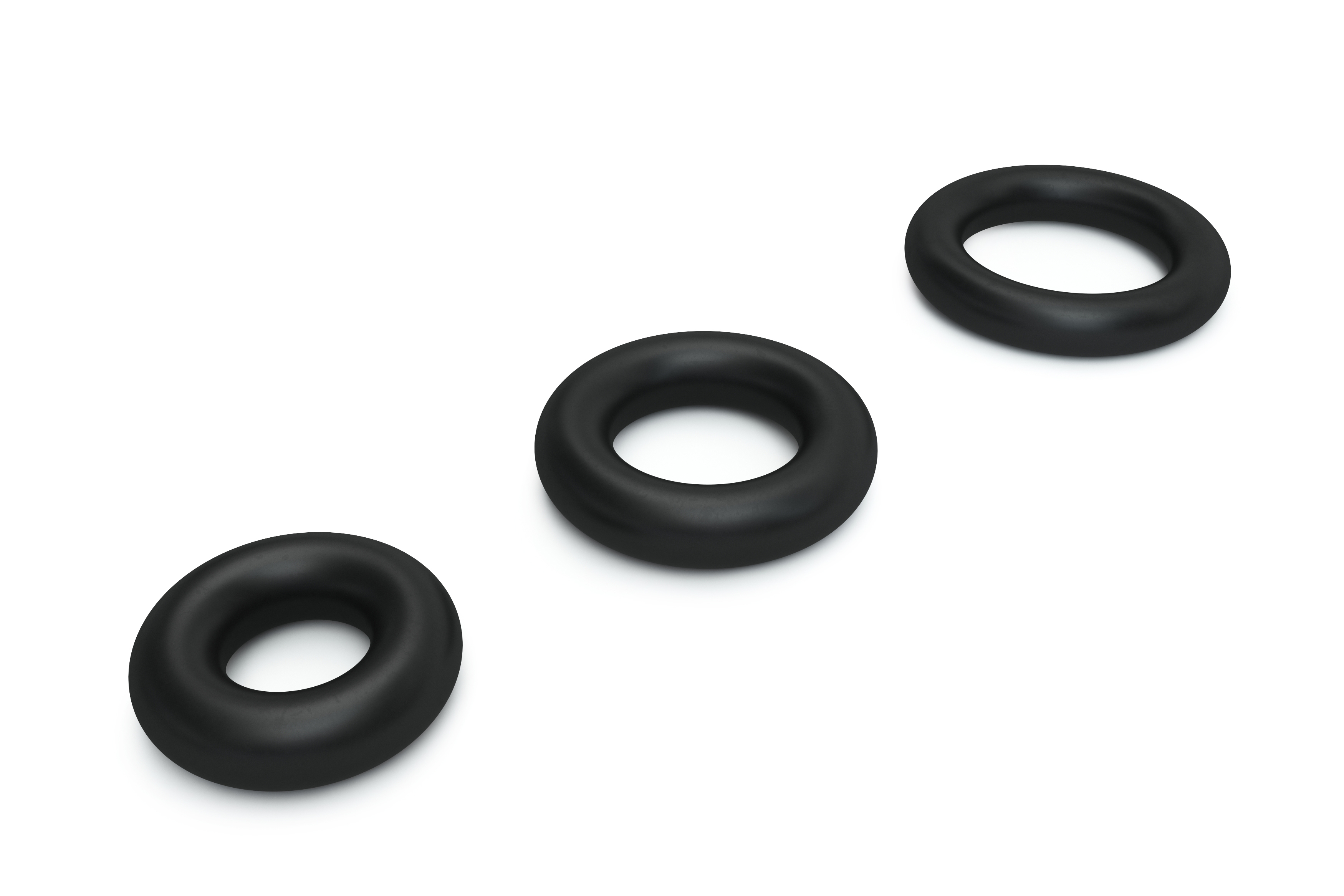  Liquid Silicone Premium Rings Set (3)