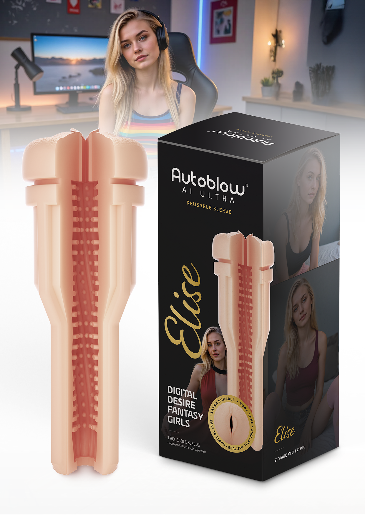 Elise's Vagina Sleeve - The Gamer Girl